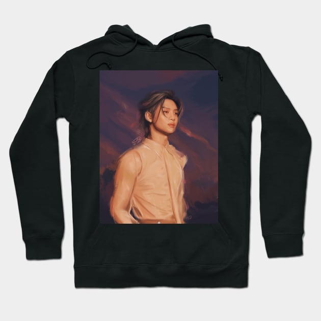 Sunset Taemin Hoodie by yelhsa art